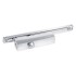 NOTEDO Доводчик дверной  DC-025-095 SL+HO+DA+BC PRO (ПРО) SILVER серебро со скольз.тягой до 100кг(6)
