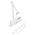 NOTEDO Доводчик дверной  DC-070 WHITE до 70 кг белый (10)