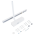 NOTEDO Доводчик дверной DC-075 SL+HO WHITE со скользящей тягой, с фикс. до 60 кг (10) NOTEDO Доводчик дверной DC-075 SL+HO WHITE со скользящей тягой, с фикс. до 60 кг (10)