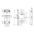 АЛЛЮР АРТ 5300-MC AC ст.медь без ц/м МАГНИТНЫЙ Замок врезной (40)