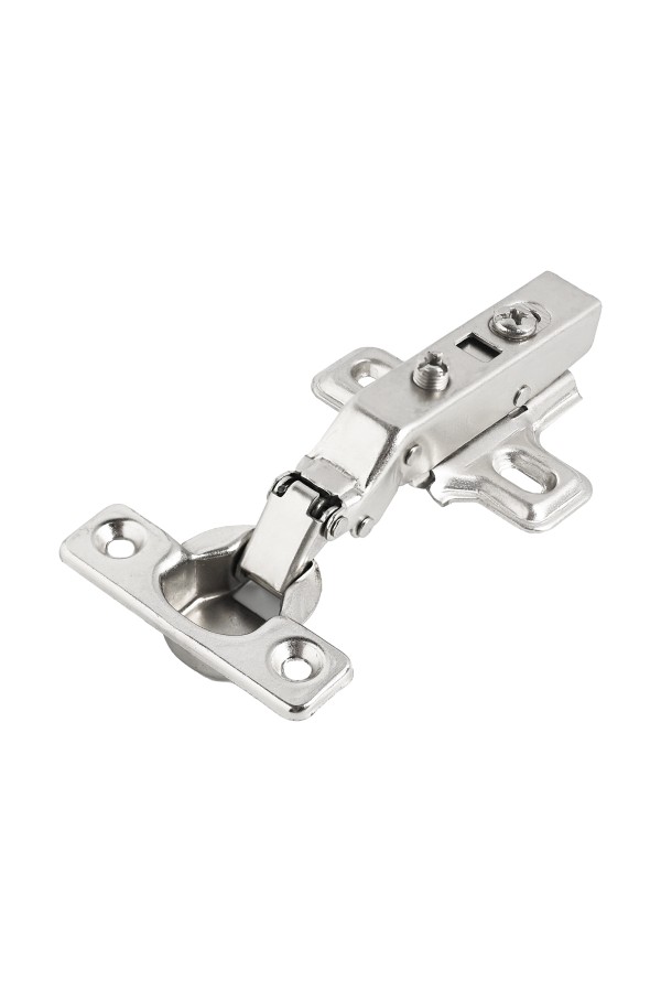 StahlBuro D26 Clip-on 2 шт., хром. Мини петля мебельная полунакладная с доводчиком (50)