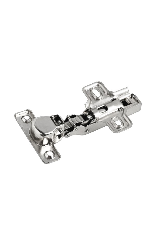StahlBuro D26 Clip-on 2 шт., хром. Мини петля мебельная полунакладная с доводчиком (50)