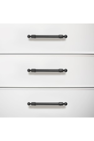 StahlBuro AP2306-96 2шт., BL матовый черный. Ручка-скоба мебельная (20, 200)