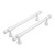 StahlBuro AP2306-128 2шт., W матовый белый хром. Ручка-скоба мебельная (15, 150) StahlBuro AP2306-128 2шт., W матовый белый хром. Ручка-скоба мебельная (15, 150)
