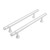 StahlBuro AP2311-128 2шт., W матовый белый хром. Ручка-скоба мебельная (15, 150) StahlBuro AP2311-128 2шт., W матовый белый хром. Ручка-скоба мебельная (15, 150)