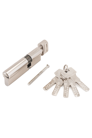 Стандарт F-02 85(30Bх10х45) CP 5кл хром перф. ключ/верт. Цилиндровый механизм(100,10)