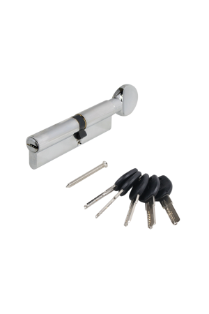 АЛЛЮР HD FG 110-5К CP[45Gх10х55](60x50G) хром перф.кл БЛИСТЕР Цилиндровый механизм (60,50,10)