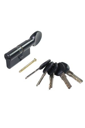 АЛЛЮР HD FG 70-5К BLACK (35x35G) черный перф.кл/верт Цилиндровый механизм (50,10)