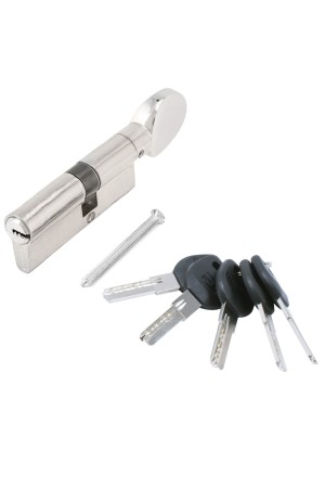 АЛЛЮР HD FG 80-5К CP (45х35G) хром перф.кл/верт Цилиндровый механизм (50,10)