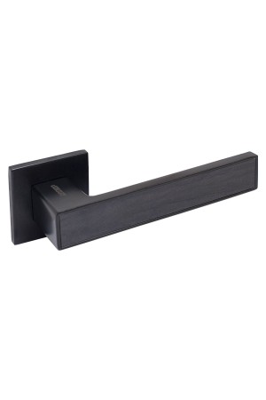 АЛЛЮР АРТ  "ЛАНА" BL/BL+L45-8 BL (86150/S45) матовый черный Комплект ручка и защелка (20)