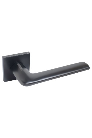 АЛЛЮР АРТ  "ТИНА" BL+L45-8 BL (88150/S45) матовый черный Комплект ручка и защелка (20)