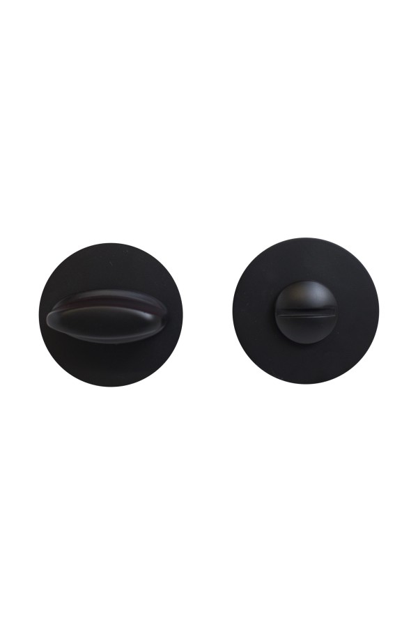 Сантехническая завертка к ручкам ALLUR ART COLLECTION BK-R2 BLACK(71150) мат.черный (60,10)