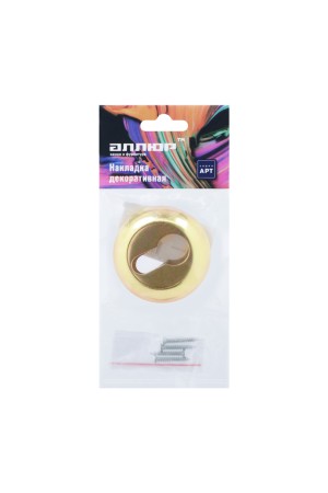 Накладка для ц/м АЛЛЮР АРТ ET-R1 PB(3266) золото (100,10)