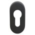 Накладка для ц/м СТАНДАРТ 0900 SS BLACK ЧЕРНАЯ INOX нержавеющая сталь (100,5)