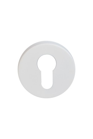 Накладка для ц/м СТАНДАРТ 0200 WHITE БЕЛАЯ INOX нержавеющая сталь (100,5)