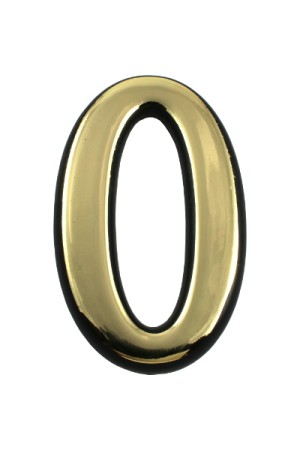 Цифра дверная АЛЛЮР БОЛЬШАЯ пластик ""золото (1000,50)