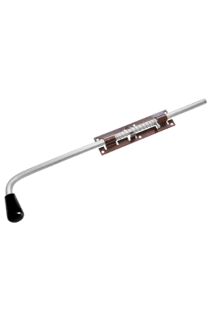 Засов Домарт с пружиной ЗСП-600 мод.2 медь антик. d-16мм (5)