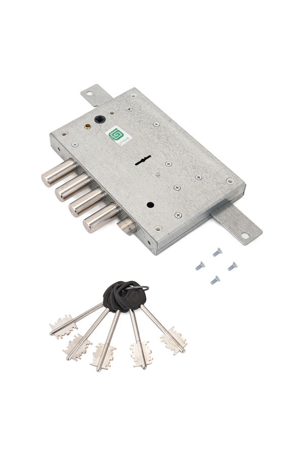 Гардиан 21.12 5кл (ЗК202Н/100мм) ЗЩ без торц.планки, с/т, б/о, б/накладок  м/о 85 Замок врезной тяж.