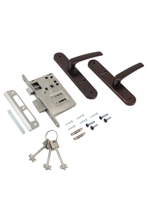 Птимаш ЗВ9-4.08 медь Замок врезной с/руч (10)