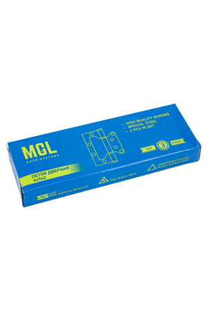 MCL 4*3*2 мм SGP КОРОБКА 2мм мат.золото Петля накладная без врезки 2 шт (50)