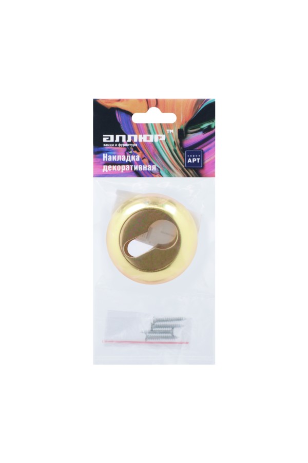 Накладка для ц/м АЛЛЮР АРТ ET-R1 PB(3266) золото (100,10)