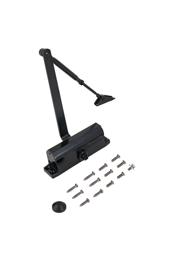 NOTEDO Доводчик дверной  DC-080 BLACK  до 120 кг черный (10)
