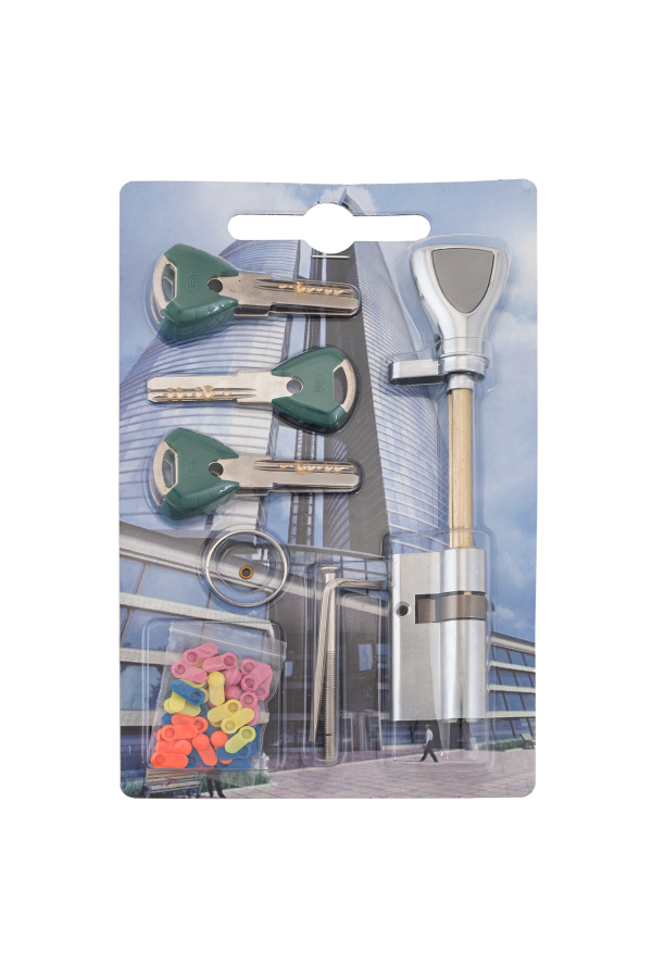 Крит P-238-St (40/20/80) 5перфо.кл.хром со штоком. арт.03179 Цилиндровый механизм  (50)