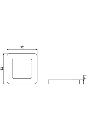 Накладка для ц/м АЛЛЮР АРТ ET-S1 MAB/CP(4232) мат.бронза/хром (100,10)