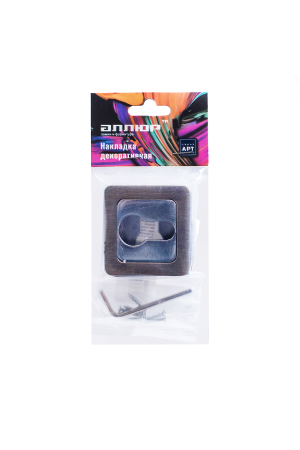 Накладка для ц/м АЛЛЮР АРТ ET-S1 MAB/CP(4232) мат.бронза/хром (100,10)