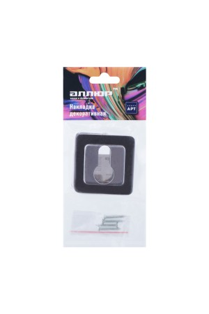 Накладка для ц/м АЛЛЮР АРТ ET-S1 BN/CP(42102) черн.никель/хром (100,10)