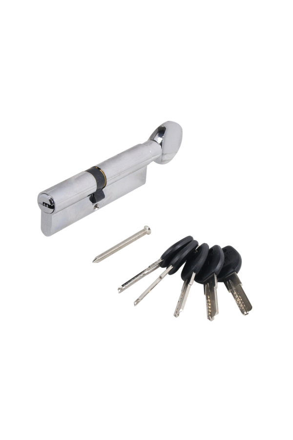 АЛЛЮР HD FG 100-5К CP[40х10х50G] хром перф.кл Цилиндровый механизм (50,10)