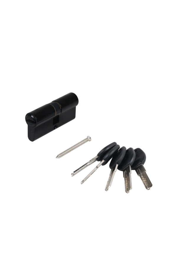 АЛЛЮР HD F 70-5К BLACK (35х35) черный перф.кл БЛИСТЕР Цилиндровый механизм (60,50,10)
