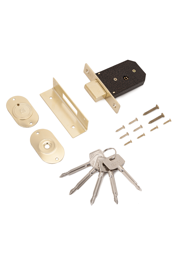 АЛЛЮР 90 лат. крест.ключ Замок врезной б/руч (30)