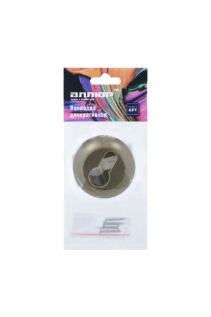 Накладка для ц/м АЛЛЮР АРТ ET-R1 OB/OB(32132) сост.бронза (100,10)