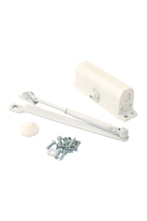 NOTEDO Доводчик дверной DC-120-I WHITE до 120кг белый (10)