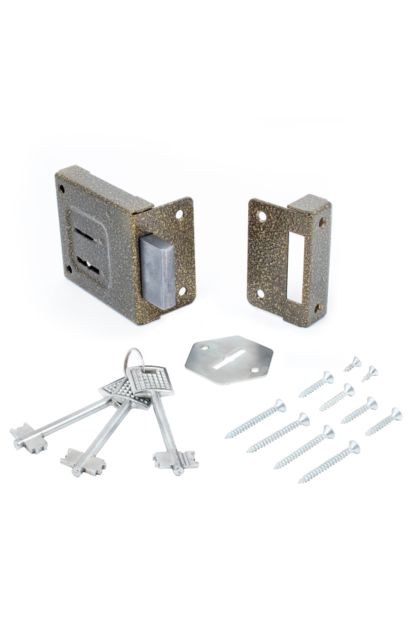 Птимаш ЗН4-1 бронза Замок накладной (30,18)