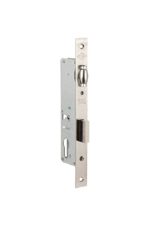 KALE 155 20mm W/B никель б/о б/накл. б/мех.секр. Замок врезной б/руч (30)