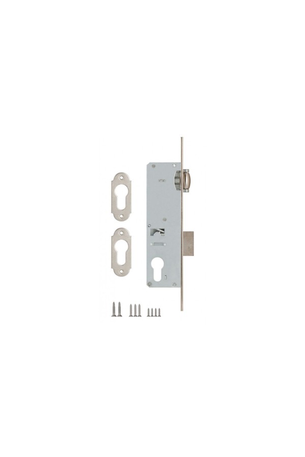 KALE 155/P 20mm W/B  б/о хром б/мех.секр Замок врезной б/руч (30)