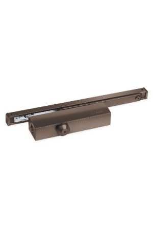 NOTEDO Доводчик дверной  DC-025-095 SL+HO+DA+BC BROWN со скольз.тягой до 100кг(6)