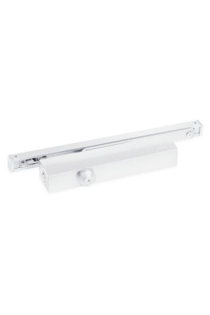 NOTEDO Доводчик дверной  DC-045-155 SL+HO+DA+BC WHITE со скольз.тягой до 150 кг (6)