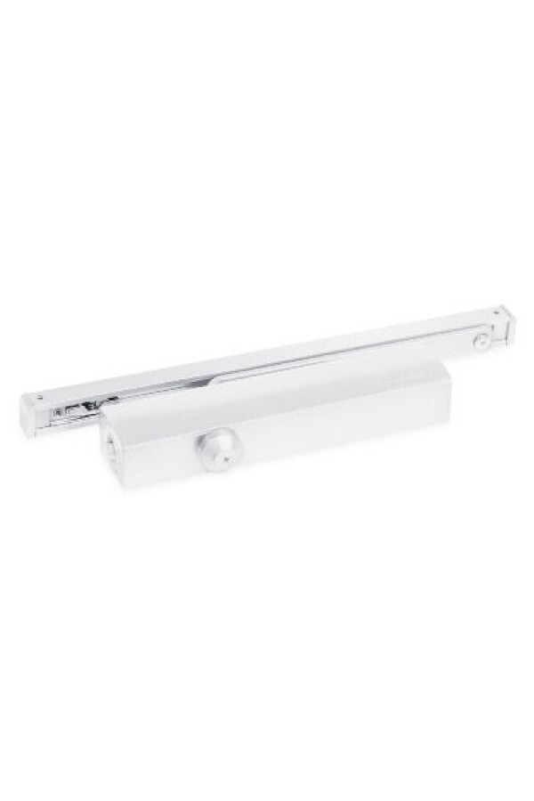 NOTEDO Доводчик дверной  DC-045-155 SL+HO+DA+BC WHITE со скольз.тягой до 150 кг (6)