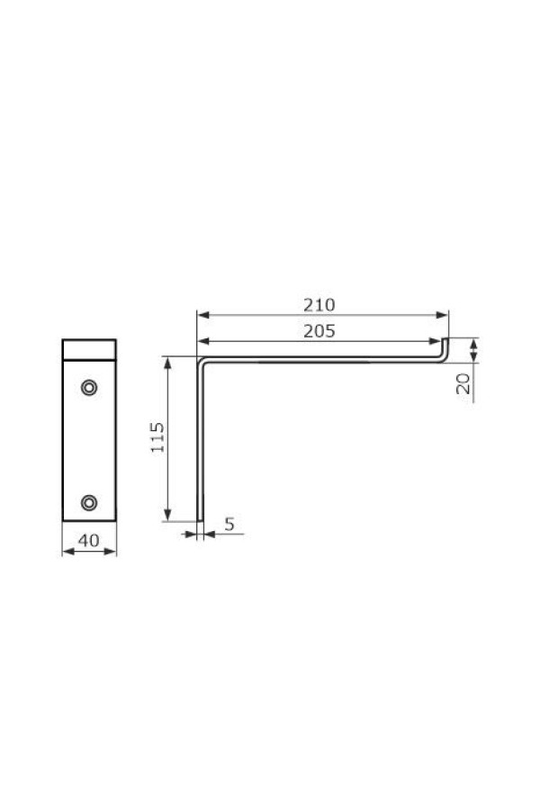Домарт Кронштейн  LOFT 200 мод.1 черный (10)