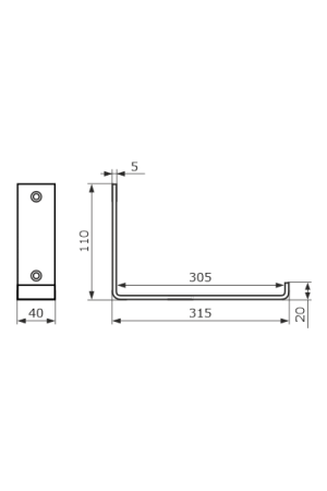 Домарт Кронштейн  LOFT 300 мод.2 черный (10)