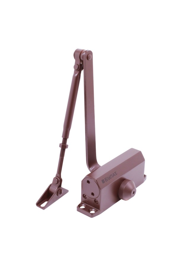 БУЛАТ Доводчик дверной ДД 501/1 A-C (15-45 кг) коричневый (10)