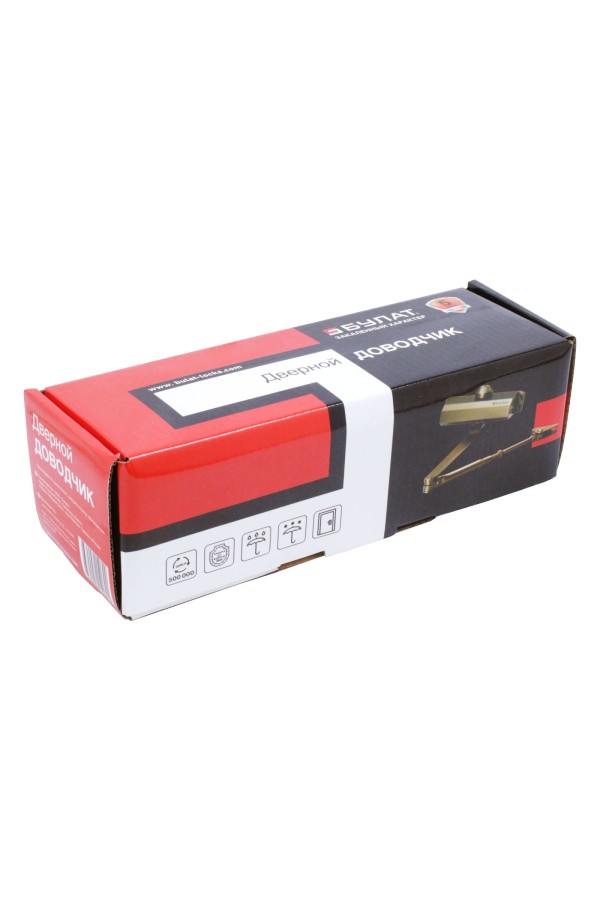 БУЛАТ Доводчик дверной ДД 502/3 A-C (40-85 кг) коричневый