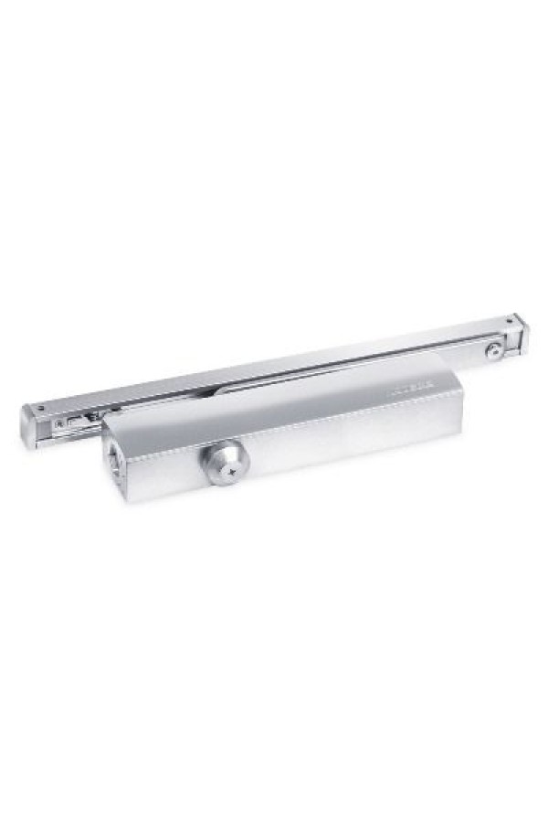 NOTEDO Доводчик дверной DC-045-155 SL+HO+DA+BC SILVER со скольз.тягой до 150 кг (6)