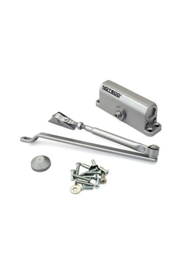 NOTEDO Доводчик дверной  DC-060-I GRAY до 60 кг серый (10)