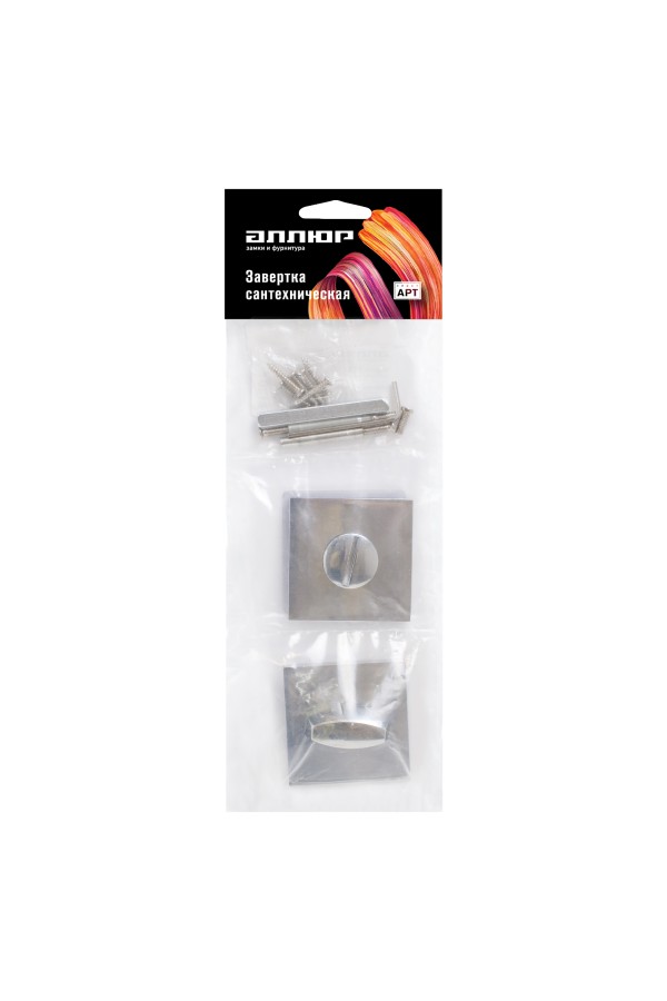 Сантехническая завертка к ручкам АЛЛЮР АРТ BK-S2 CP(6120) хром (100,10)