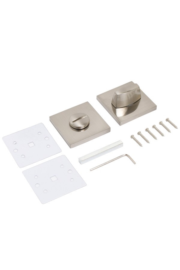 Сантехническая завертка к ручкам АЛЛЮР АРТ BK-S2 SN(6180) мат.никель (100,10)