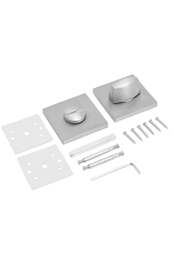 Сантехническая завертка к ручкам АЛЛЮР АРТ BK-S2 MSC(61160) итальянский мат.хром (100,10)